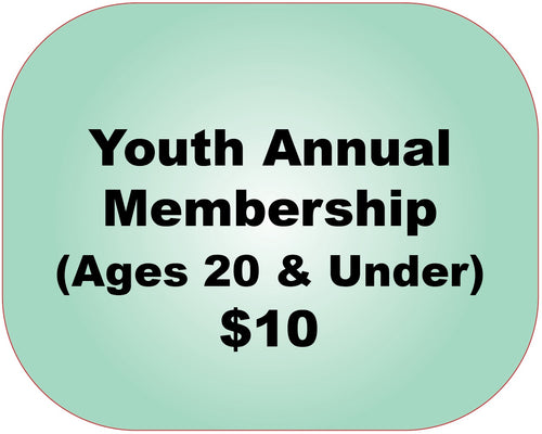 Youth Membership (age 20 and under)